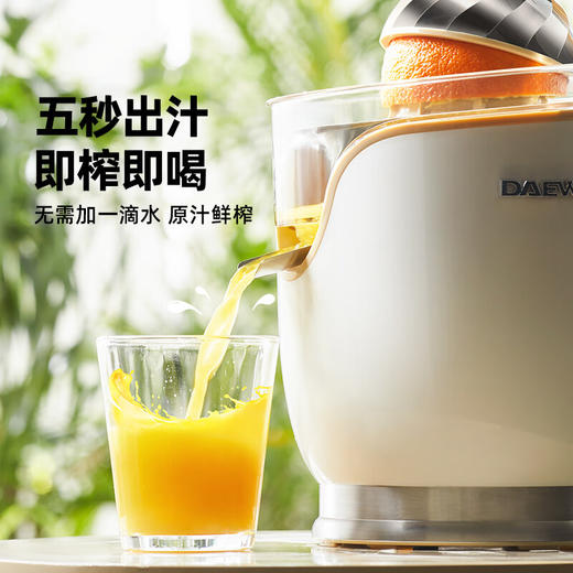大宇电动橙汁机家用榨汁机全自动原汁炸果汁机水果压榨器汁渣分离OG01 商品图2