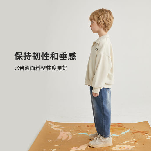 【100元任选5件】【上身垂坠有型 好穿易搭】潮酷翻领卫衣PCWY2324 商品图1