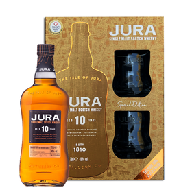 【行货】苏格兰吉拉10年单一麦芽威士忌 700ml*1瓶（带杯子）