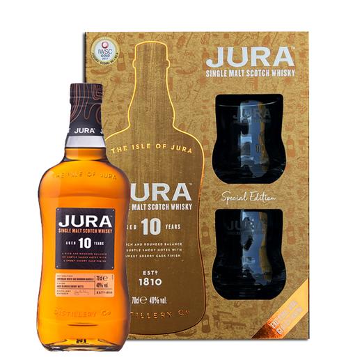 【行货】苏格兰吉拉10年单一麦芽威士忌 700ml*1瓶（带杯子） 商品图0