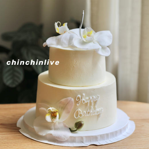 蝴蝶兰双层蛋糕 商品图0