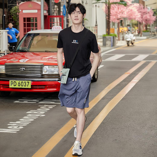 【断码清仓】HX 夏季休闲五分裤S206220014101/102/103短裤 商品图5