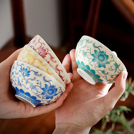 四季夏歌鎏银套杯 商品图6