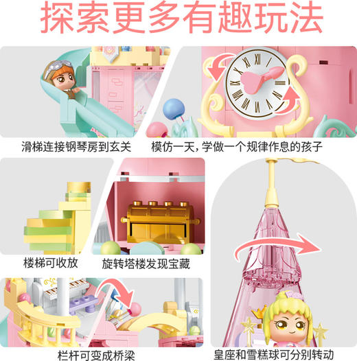 【特惠福利】糖果公主城堡 商品图3
