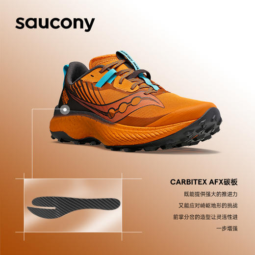 Saucony索康尼ENDORPHIN EDGE啡驰缓震碳板运动男女越野跑鞋 商品图3