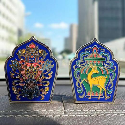 故宫文创 车载香薰 汽车香水 固体香氛空调出风口摆件 车内除味除臭 车内饰品汽车用品 商品图2