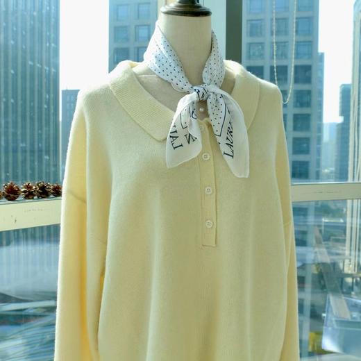 【甄珠贝】RL元单 法式波点中方巾 60*60cm 商品图2