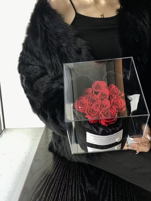 兔兔永生花花盒 商品图1