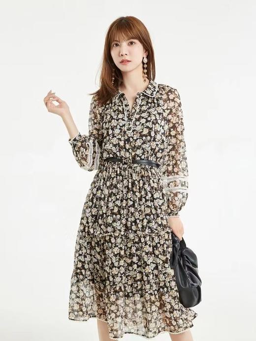 80640311 05035371 朗诗雪纺裙 商品图0