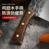 「古法锻打！锤纹纹理」龙泉纯手工锻打菜刀 锋利厨师用品斩切两用砍骨刀家用锰钢 商品缩略图3