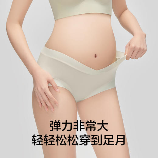 有棵树兰精莫代尔中腰孕妇内裤3条装C-W2001 商品图2