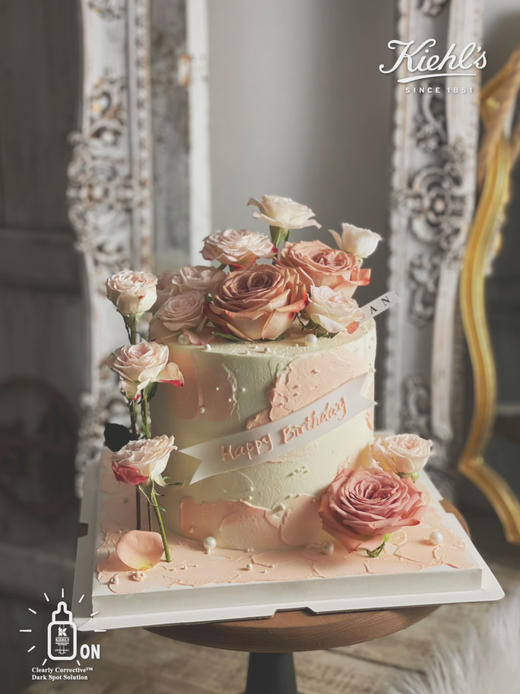 春的日记，鲜花蛋糕，请提前2天下单，因花材绽放时间不等，颜色或有微量差异 商品图1