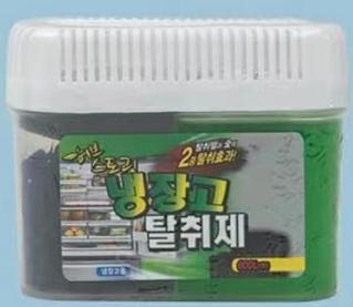 【中欧班列精选4盒】韩国冰箱去味剂 原装进口绿茶活性炭防止串味去异味双色去味剂 160g/盒WHBX 商品图3