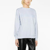 ALEXANDER MCQUEEN 亚历山大.麦昆 女士棉质字母徽标涂鸦印花圆领长袖卫衣 浅蓝色 659975 QZAHR 0429 商品缩略图1
