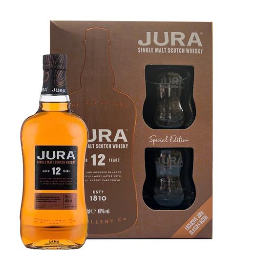 【行货】苏格兰吉拉12年单一麦芽威士忌 700ml*1瓶（带杯子） 商品图0