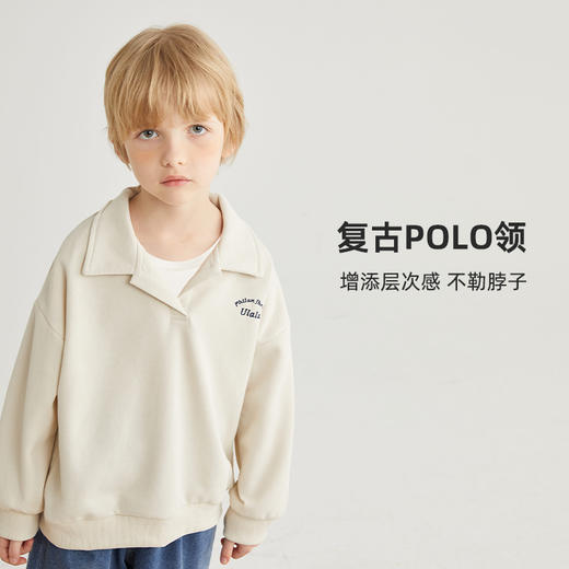 【100元任选5件】【上身垂坠有型 好穿易搭】潮酷翻领卫衣PCWY2324 商品图2