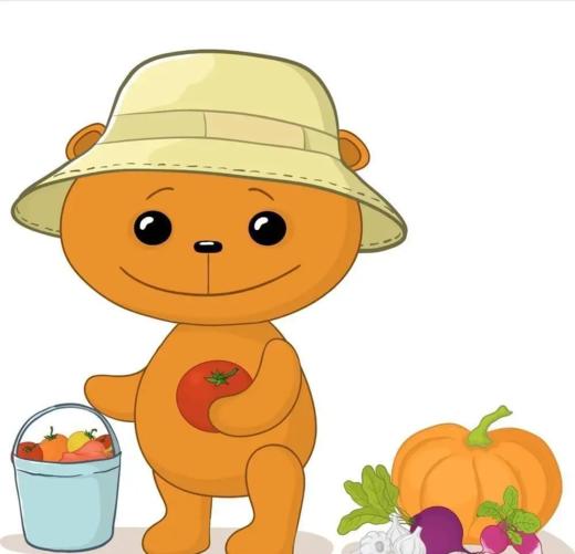 被蔬菜吓坏的熊 商品图0