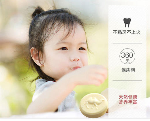 F新疆阿勒泰 驼小白驼奶片80克装 商品图2