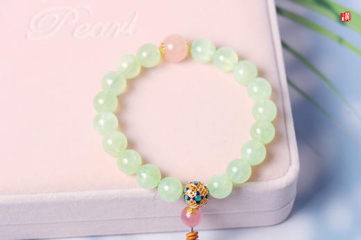 葡萄石十八子手串【碧影】，珠径11.5mm 商品图1