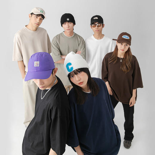 「十款配色！ 250g重磅棉」韩路日系男装 250g重磅纯棉T恤 男春夏新款宽松多色打底衫短袖上衣 商品图2