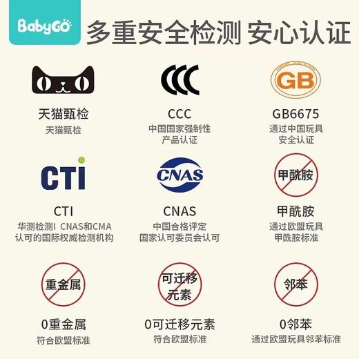 【积分商城】宝贝去哪儿BabyGo宝宝爬行垫家用爬爬垫折叠地垫XPE泡沫垫双面图案地垫   195*147*1.5cm 商品图4