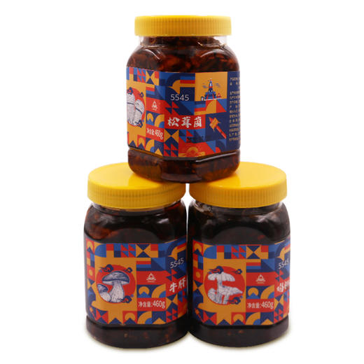 云南迪庆香格里拉高原特产油炸菌菇460g/瓶，多种口味 商品图0