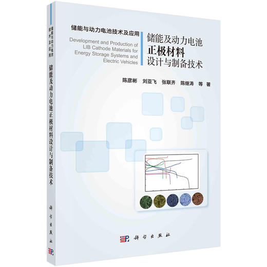 储能及动力电池正极材料设计与制备技术/陈彦彬等 商品图0
