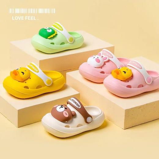 【一鞋两穿  防撞鞋头】防滑儿童洞洞鞋 卡通拖鞋 男童女童凉拖鞋 宝宝夏季软底凉鞋 商品图1