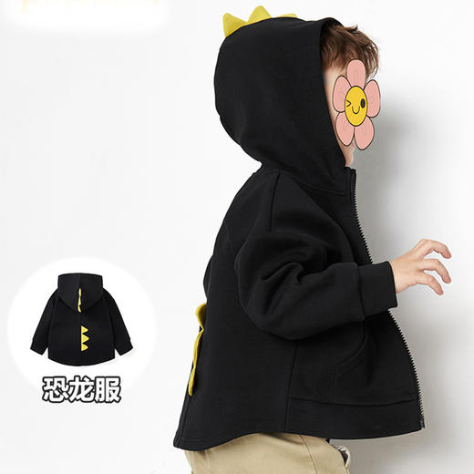 裁缝学苑 TG37儿童外套小恐龙连帽上衣11服装裁剪图纸牛皮纸样 商品图3