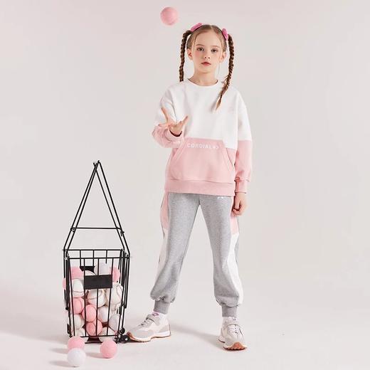 【24年反季特价清仓】龙之涵 亲子款设计师款撞色卫衣 23年春季卫裤套头上衣 婴幼儿A类标准 商品图8