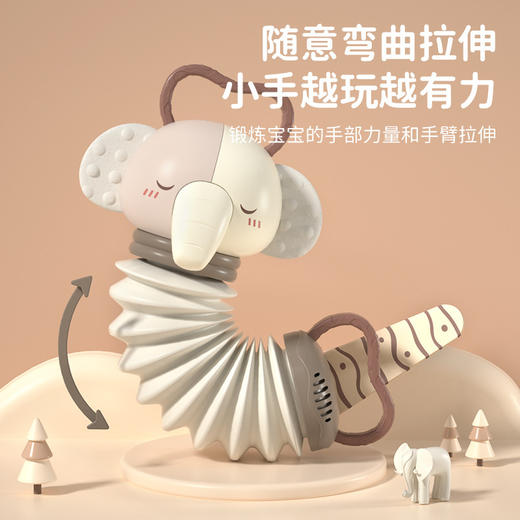 【逗趣安抚 做小小演奏家】小狐狸手风琴乐器玩具一二岁宝宝哄娃睡觉神器安抚新生婴幼儿玩具 商品图3