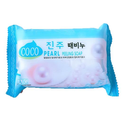 【中欧班列精选4块】 韩国天然/韩方木炭/COCO珍珠/身土不二米皂 原装进口搓泥洗澡去灰皂 4块WHBX 商品图5