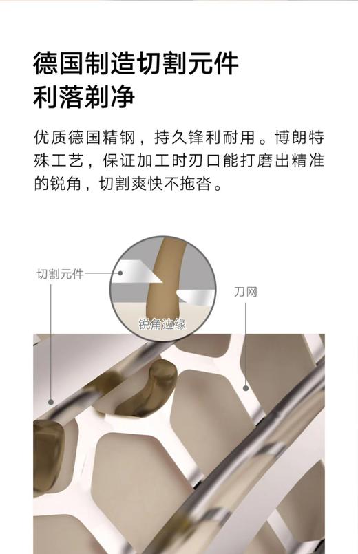 【6F】博朗男士迷你电动剃须刀 黑色 商品图4