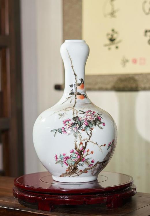 新粉结合月色清韵蒜头瓶 商品图0