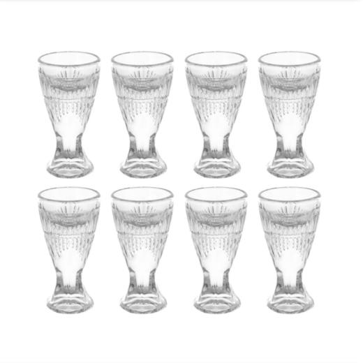 【样品特惠4折，仅1套，无货退款】奥地利RIEDEL白酒杯套装家用分酒器小烈口杯套装 8支白酒杯+分酒壶套装 商品图2