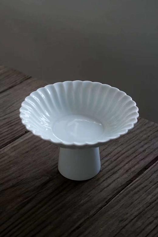 宋式菊瓣果盘盏°白瓷 商品图2