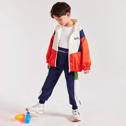 【24年反季特价清仓】龙之涵 亲子款设计师款撞色卫裤 23年春季学生运动休闲裤 婴幼儿A类标准 商品图14