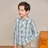 mettekids男童衬衫春秋新款儿童格子上衣童装中大童纯棉长袖衬衣 商品缩略图2