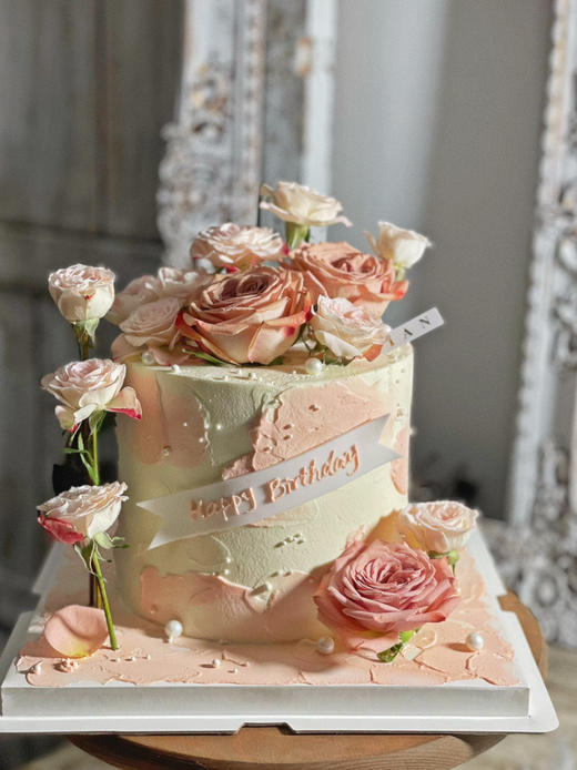 春的日记，鲜花蛋糕，请提前2天下单，因花材绽放时间不等，颜色或有微量差异 商品图3