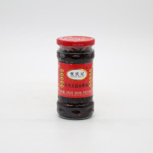 张氏记牛肉豆豉油辣椒280g（6931818968012） 商品图0