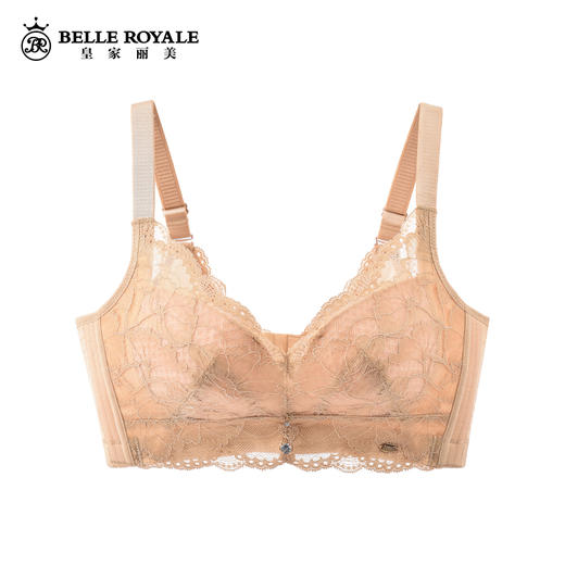 【秒杀品不退不换】皇家丽美内衣女夏季薄杯文胸罩大胸显小聚拢调整型收副乳防下垂WW903-1 商品图1