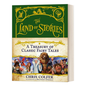 英文原版 The Land of StoriesA Treasury of Classic Fairy Tales 异世界童话之旅 彩绘 A4大厚收藏版 英文版 进口英语原版书籍