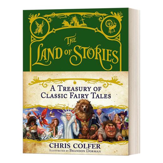 英文原版 The Land of StoriesA Treasury of Classic Fairy Tales 异世界童话之旅 彩绘 A4大厚收藏版 英文版 进口英语原版书籍 商品图0