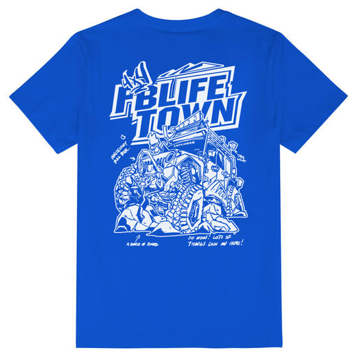 自由基地新款卡通牧马人越野系列图案印花夏季短袖T恤棉半袖队服 NMT-1968 商品图4