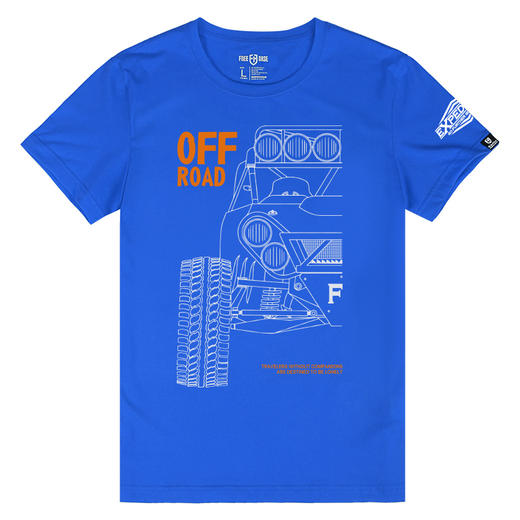 自由基地越野风系列设计印花2023夏季团队队服男女通勤短袖打底衫 NMT-1988 商品图4