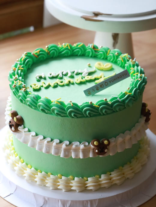 复古小熊花边蛋糕 商品图3