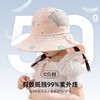 【大帽檐！儿童防晒帽子】夏季遮脸新款uv防紫外线薄春秋渔夫男女童宝宝遮阳帽 商品缩略图3