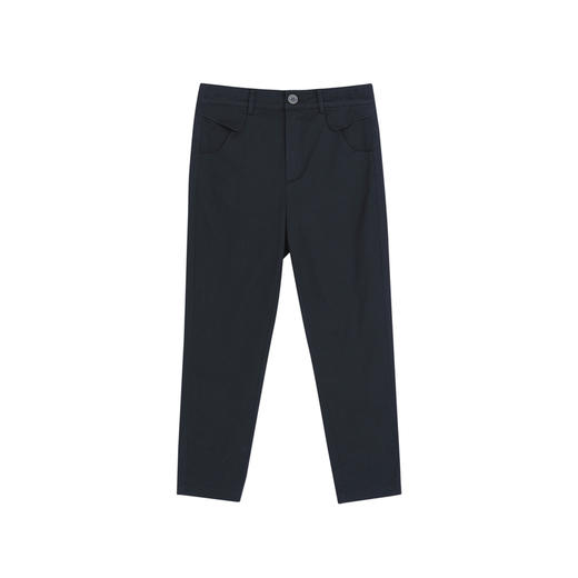 谜底修身黑色铅笔裤女2023春季新款百搭弹力紧身小脚裤231MK0131 商品图4