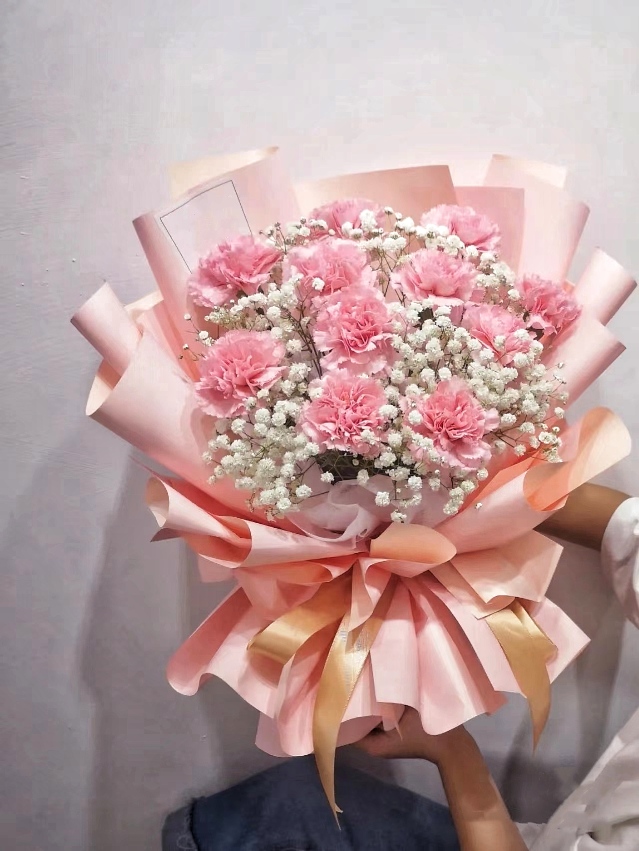 生如夏花---11支康乃馨花束礼盒5选1