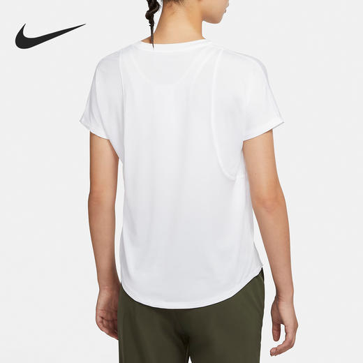 Nike/耐克正品女子舒适休闲训练运动短袖体恤CU3330-110 商品图1